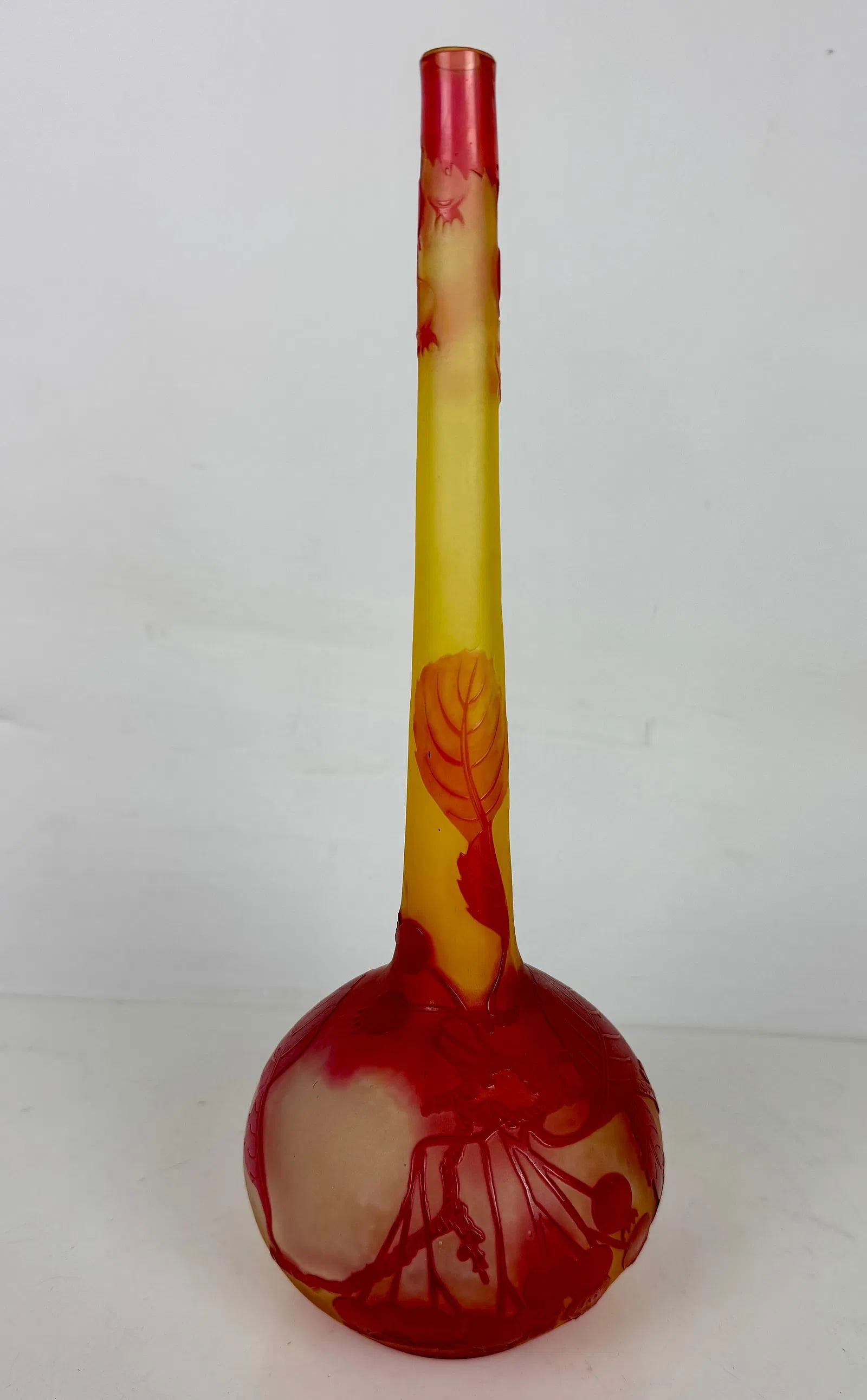 A LARGE GALLE VASE (1 of 3)