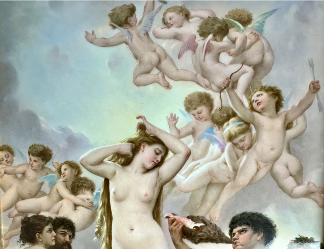 A PALATIAL BERLIN KPM PORCELAIN PLAQUE - 3