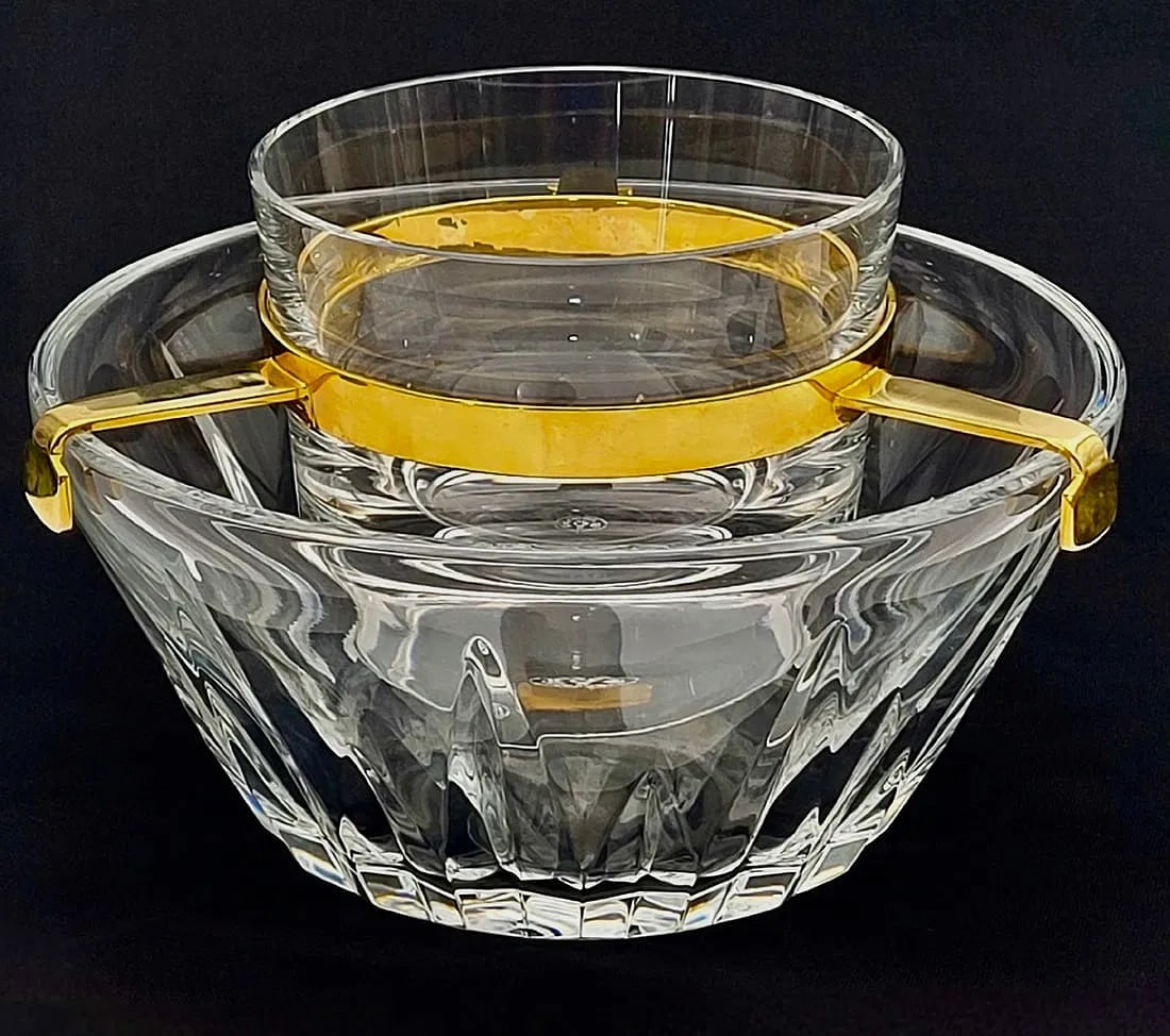 BACCARAT AND ORMOLU CAVIAR SERVING DISH (1 of 3)