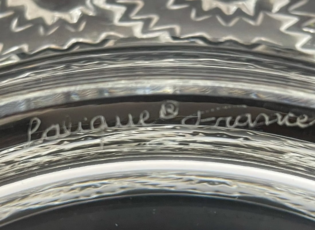 SIGNED LALIQUE DISH - 5