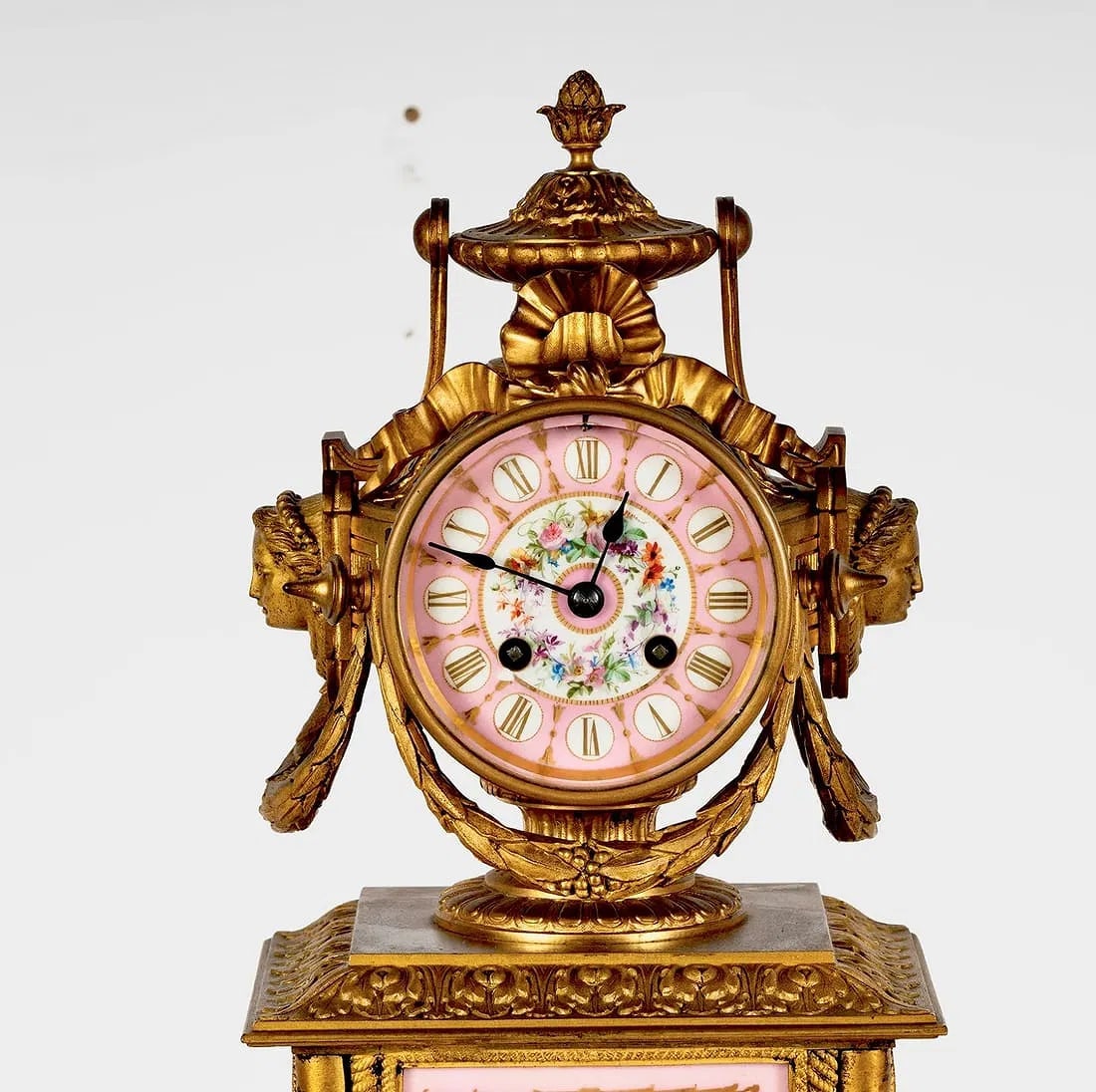 19TH C. ORMOLU MOUNTED SEVRES PORCELAIN CLOCK - 3