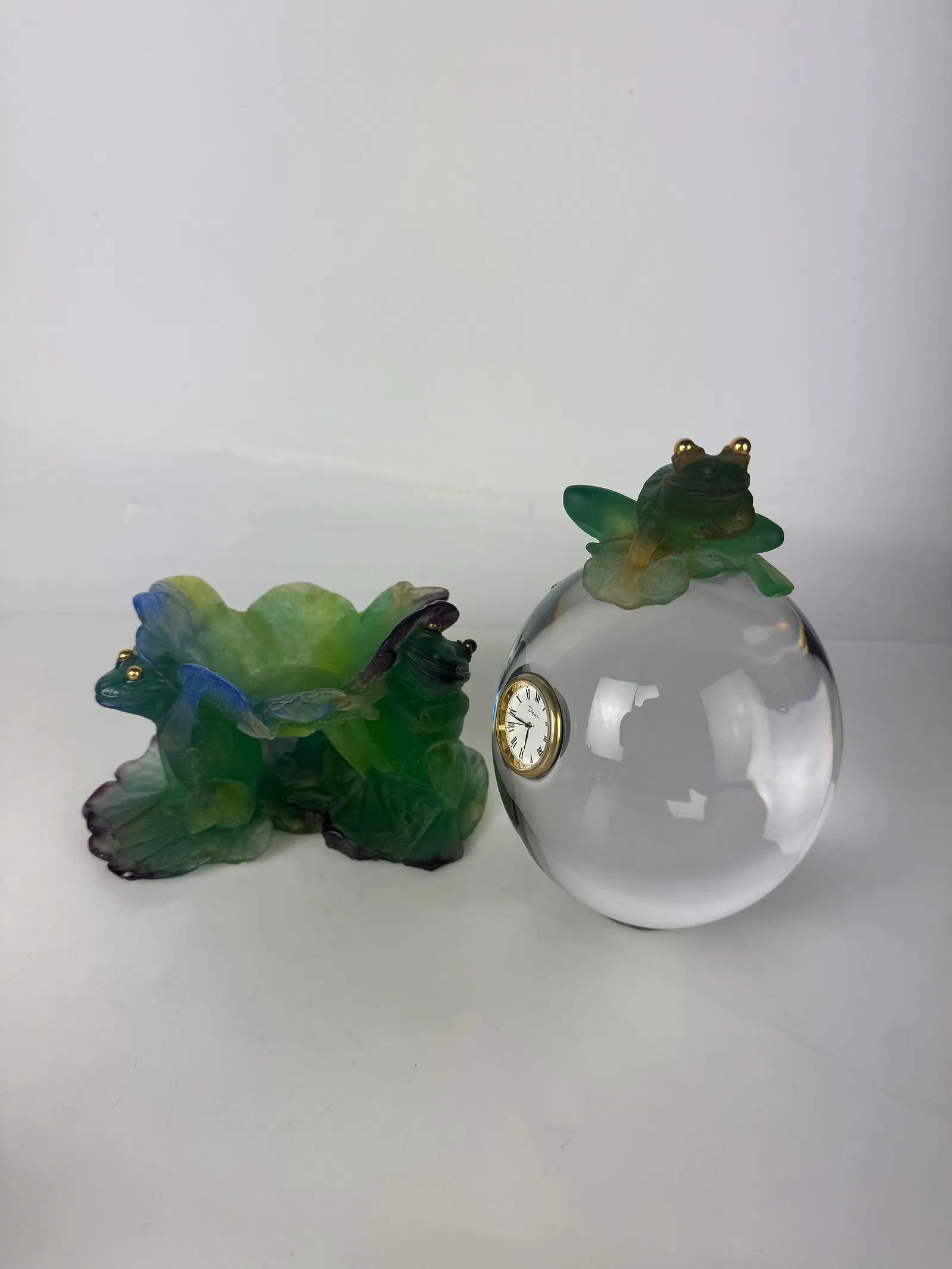 DAUM PATE DE VERRE CLOCK - 4