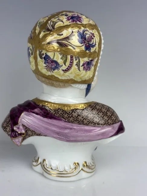 19TH C. MEISSEN BUST - 3