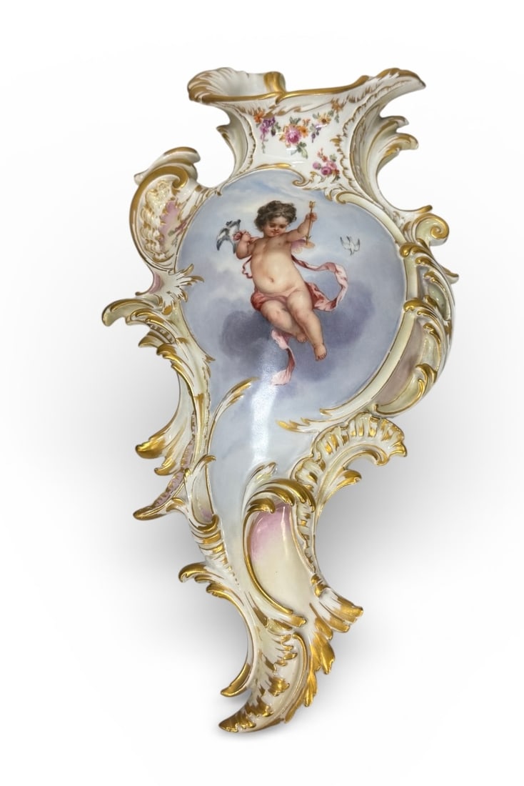 BERLIN KPM PORCELAIN WALL VASE (1 of 4)
