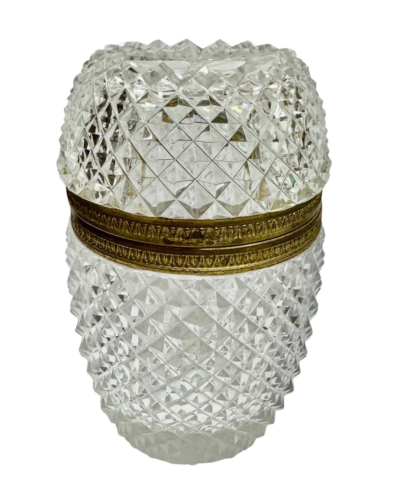 ORMOLU MOUNTED BACCARAT CRYSTAL BOX (1 of 4)