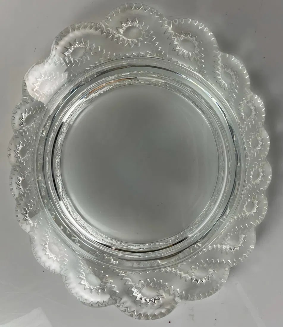 SIGNED LALIQUE DISH - 4