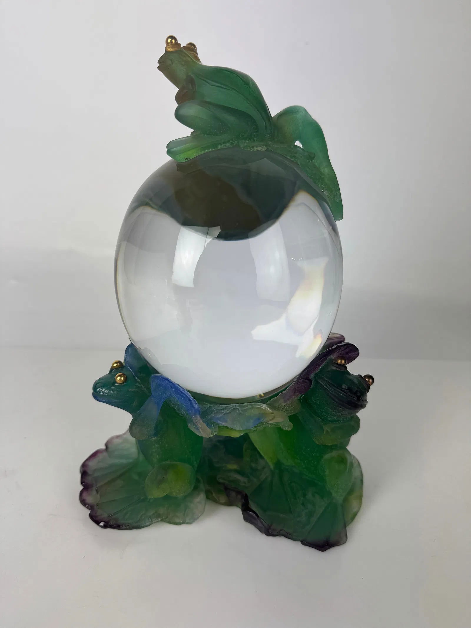 DAUM PATE DE VERRE CLOCK - 3