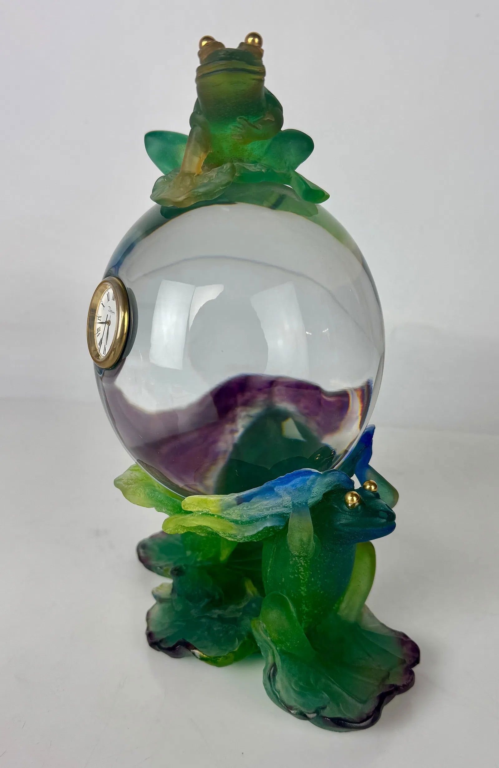 DAUM PATE DE VERRE CLOCK - 2