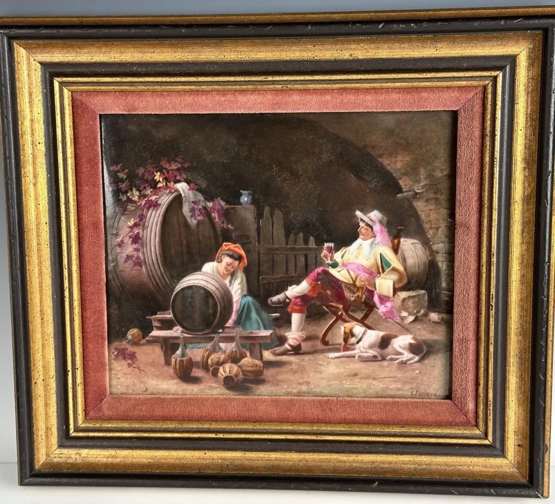 BERLIN KPM PORCELAIN PLAQUE (1 of 4)