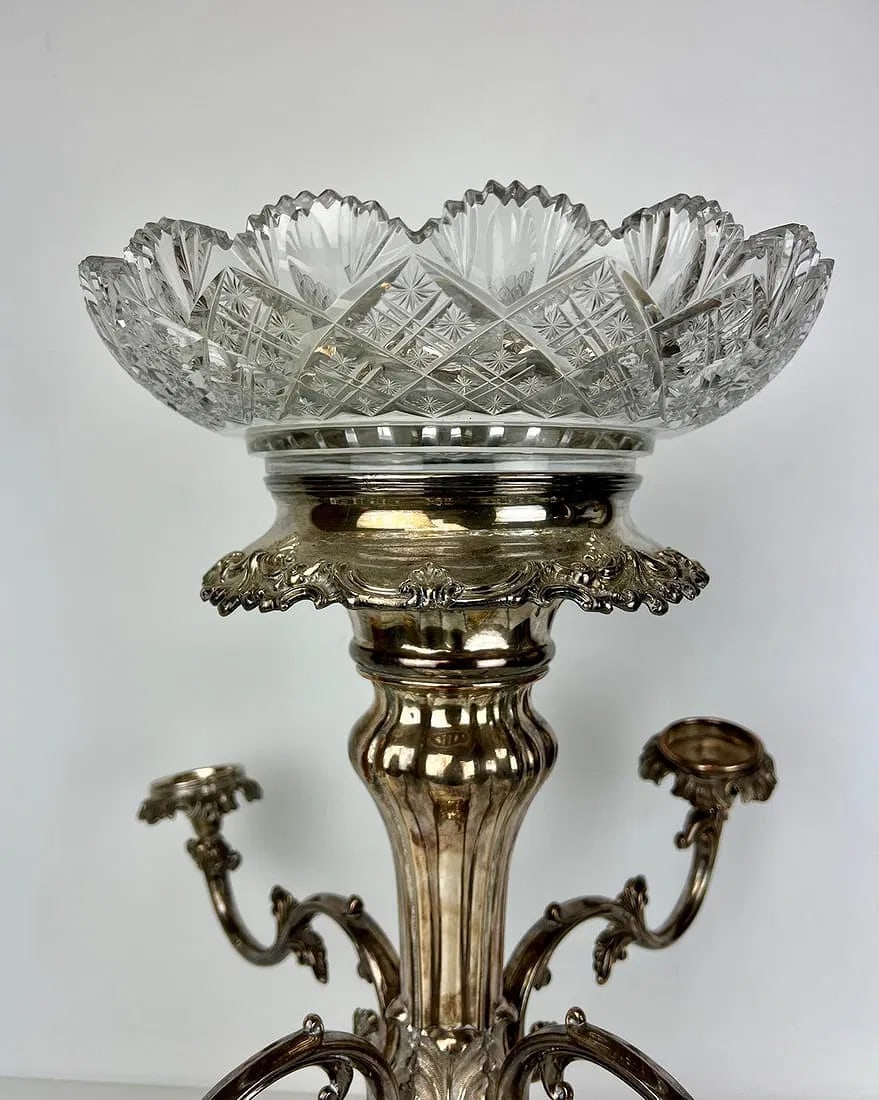 LARGE SILVER PLATED CENTERPIECE - 2