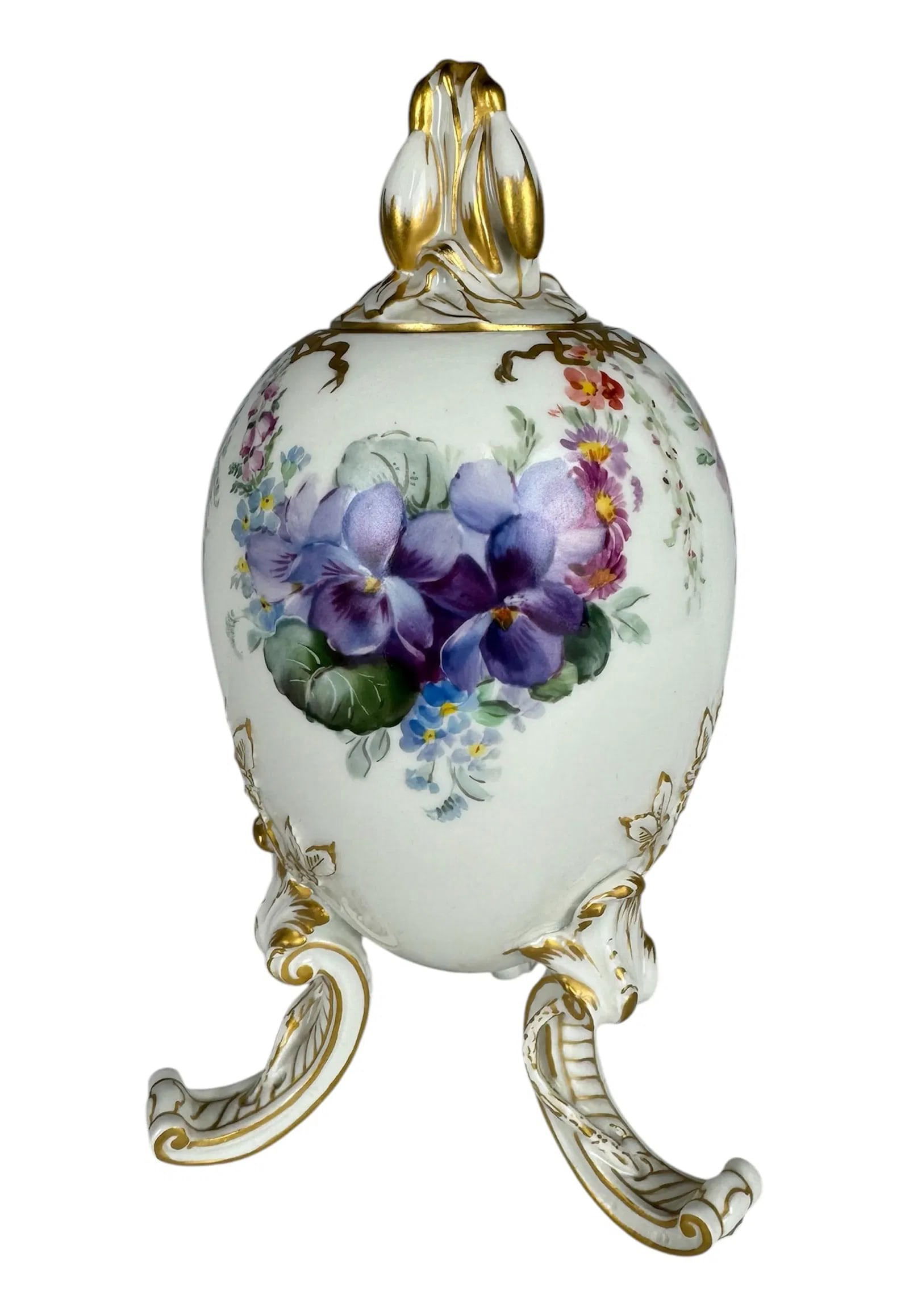 19TH C. BERLIN KPM EGG - 5