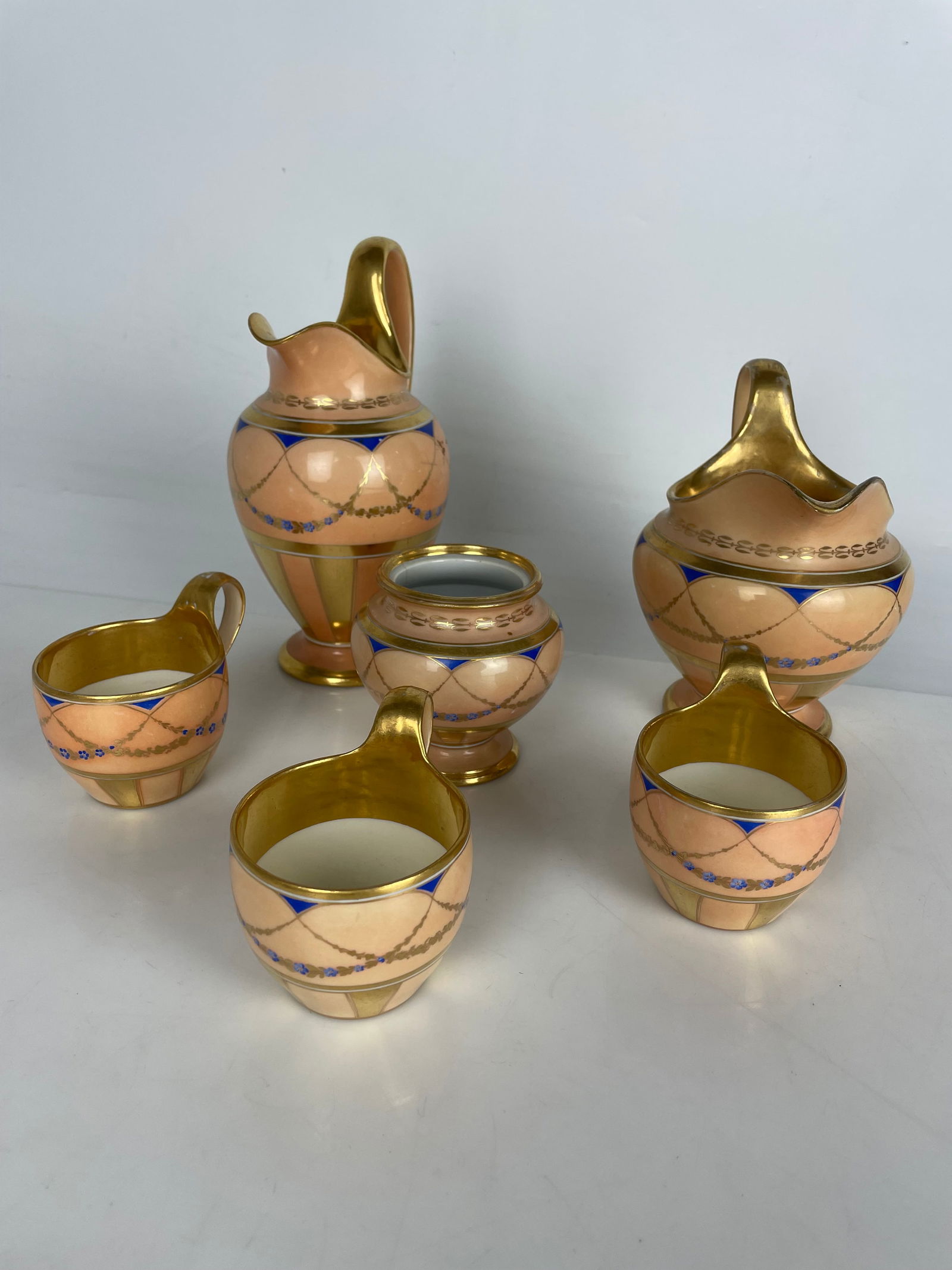 PARTIAL 19TH C. MEISSEN TEA SET - 3