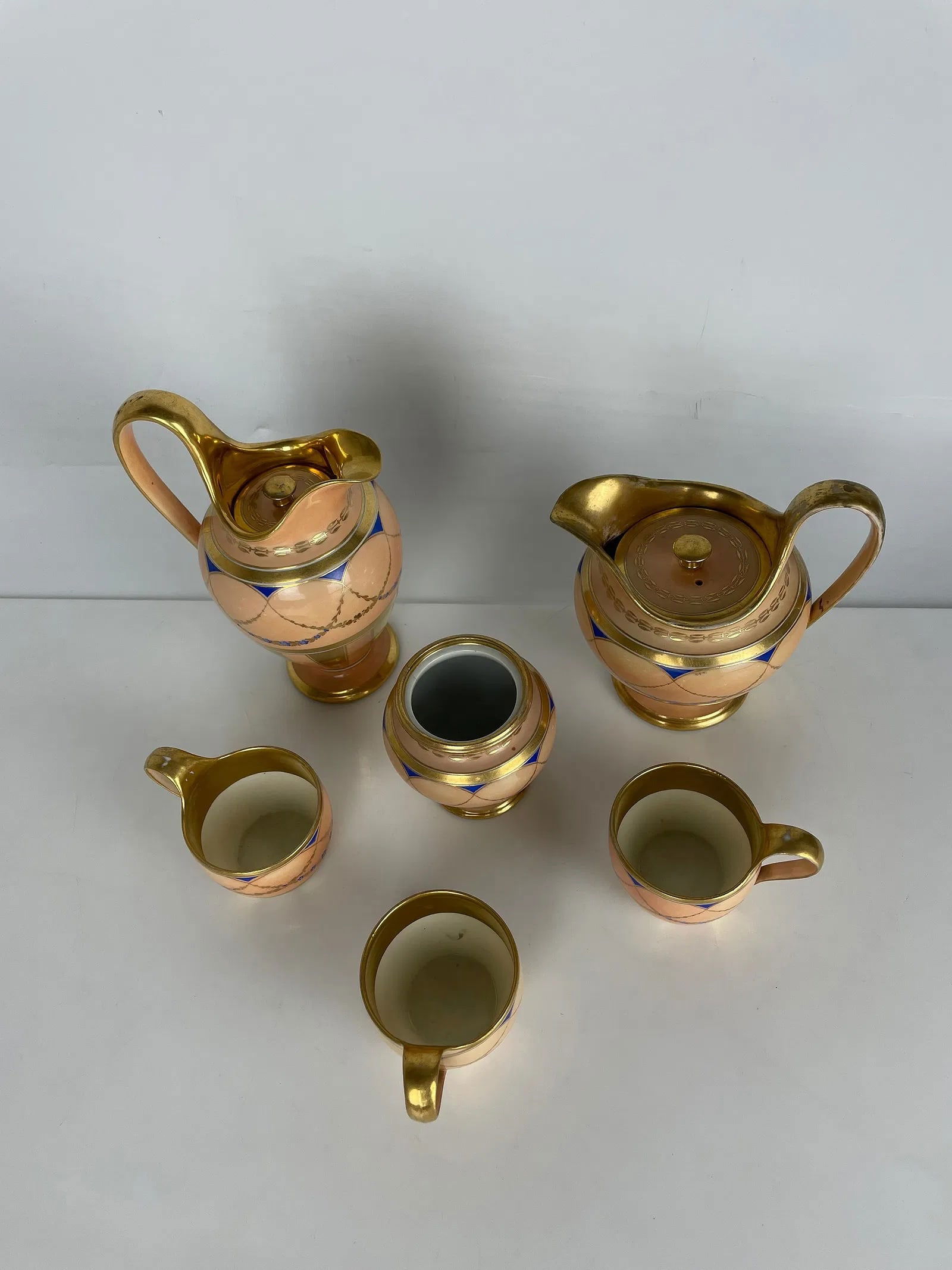 PARTIAL 19TH C. MEISSEN TEA SET - 2