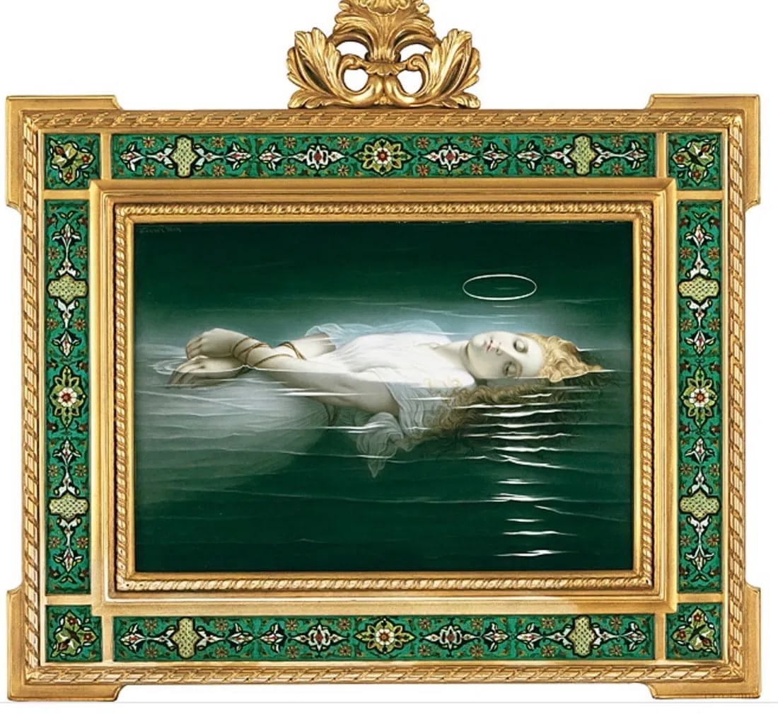 A MONUMENTAL BERLIN KPM PORCELAIN PLAQUE: Signed Wagner. Measures 21 inches x 15 inches unframed. Estimate $30000-40000