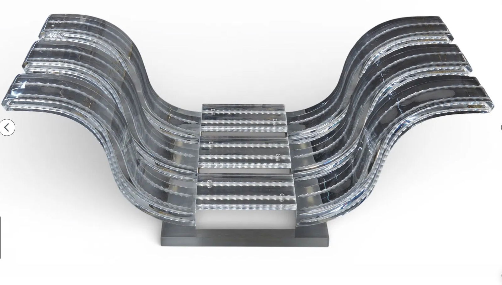 LALIQUE PERLES D'EAU COFFEE TABLE - 3