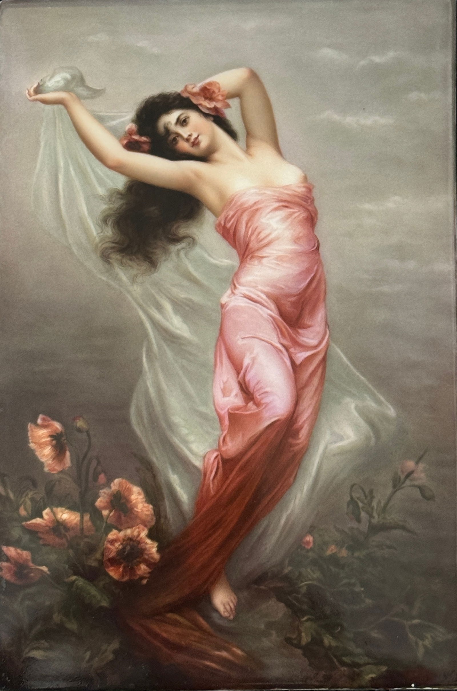 FINE ANTIQUE BERLIN KPM PORCELAIN PLAQUE: Circa 1900. Plaque measures 9.5 inches x6.5 inches . Artist signed. Very good condition. Estimate $3000-4000