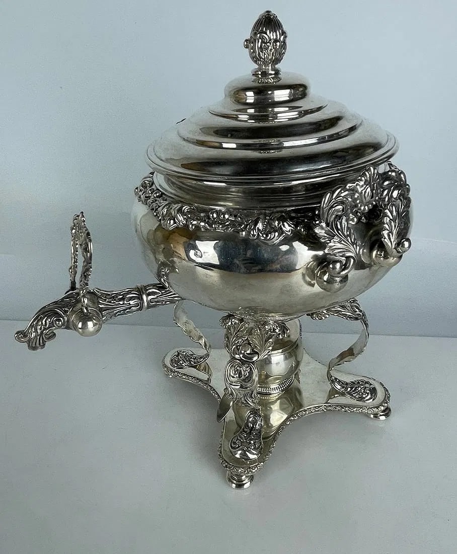 CONTINENTAL SILVER SAMOVAR - 2