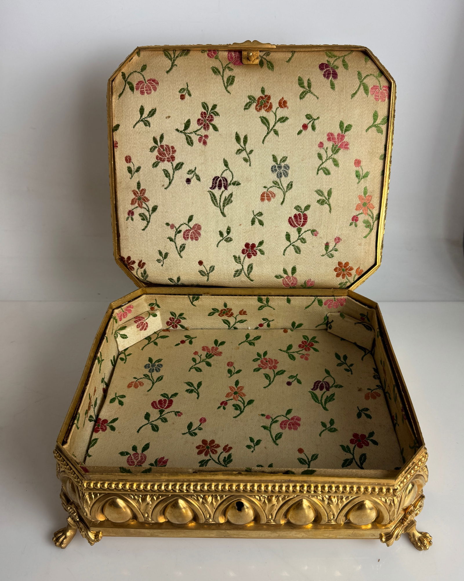LARGE ORMOLU LIMOGES ENAMEL BOX - 3