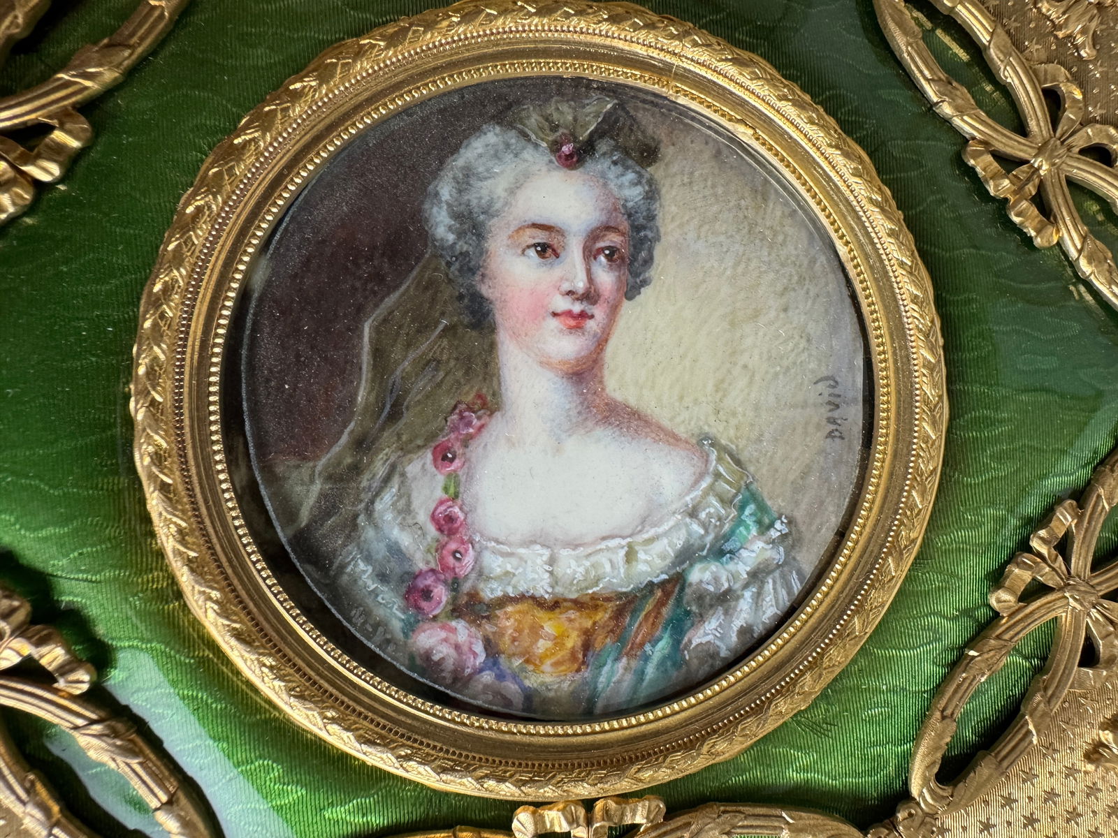 LARGE ORMOLU LIMOGES ENAMEL BOX - 6