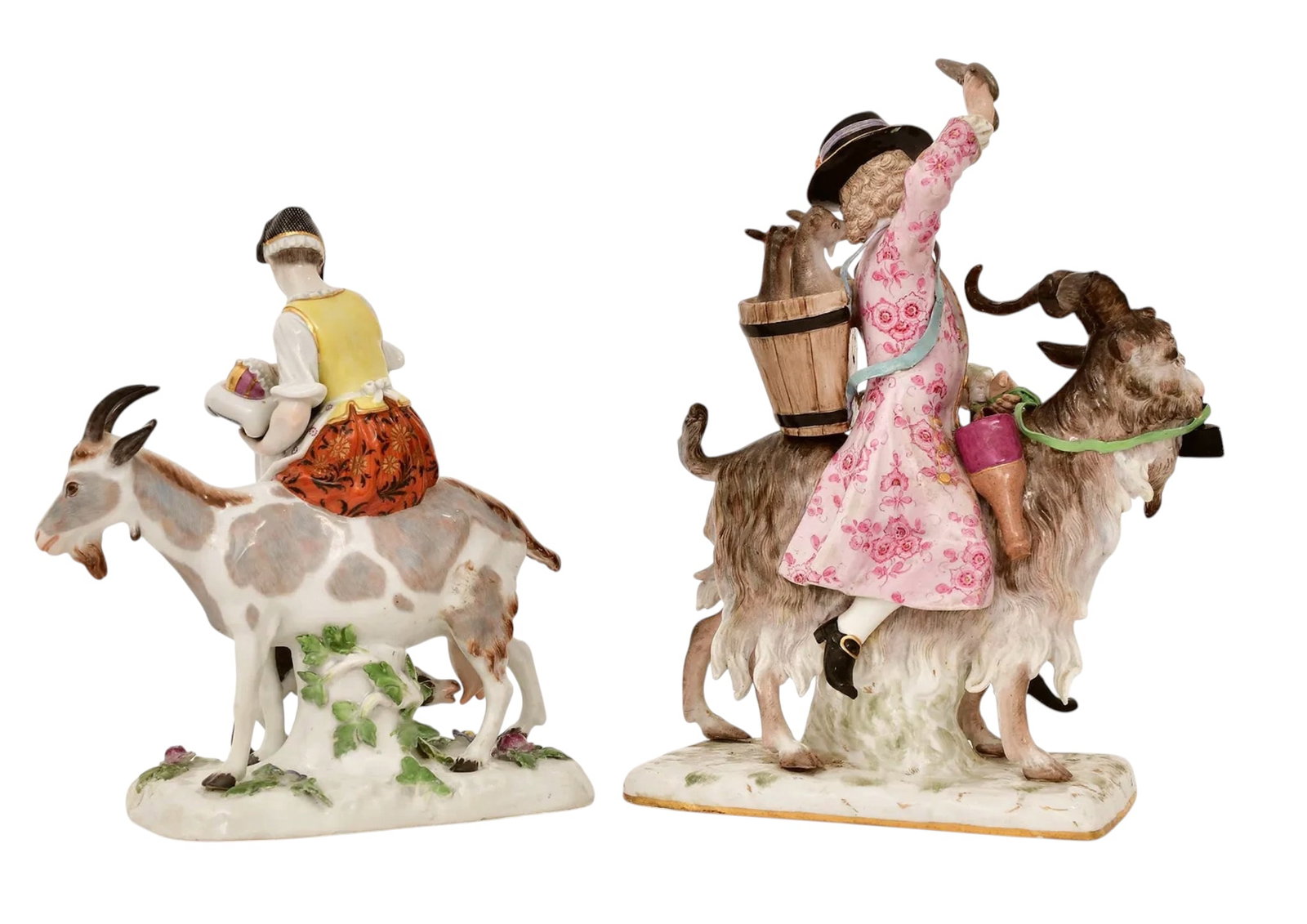 TWO 19TH C. MEISSEN GROUPS - 2