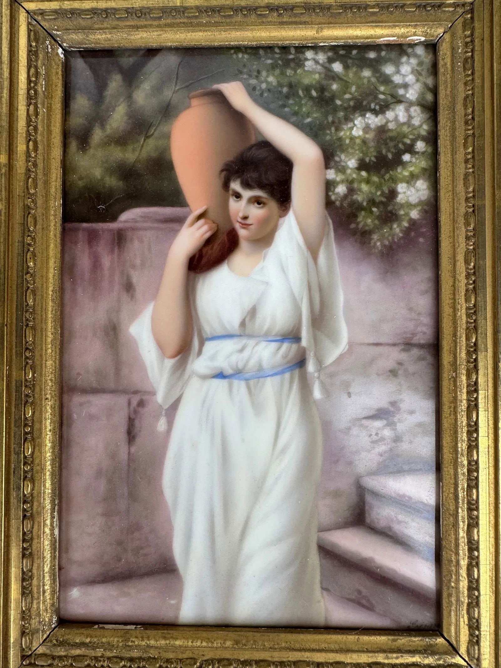 GERMAN PORCELAIN PLAQUE - 2