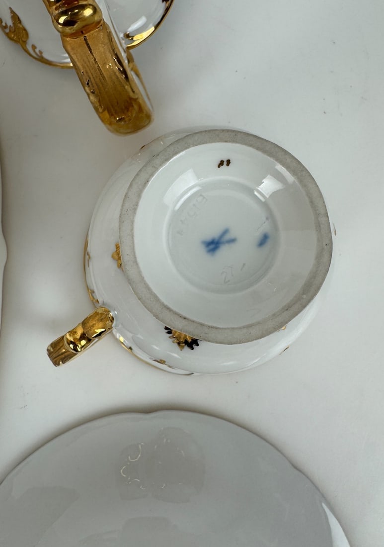 MEISSEN TEA SET - 6