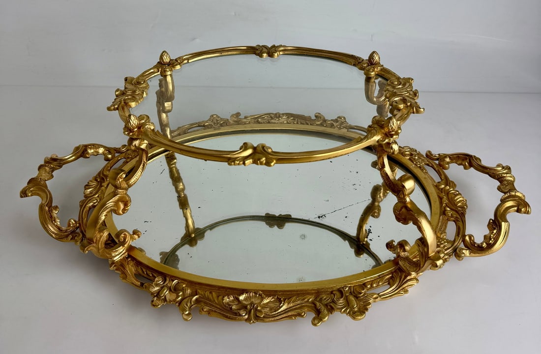 ORMOLU TWO TIER PLATEAU - 2