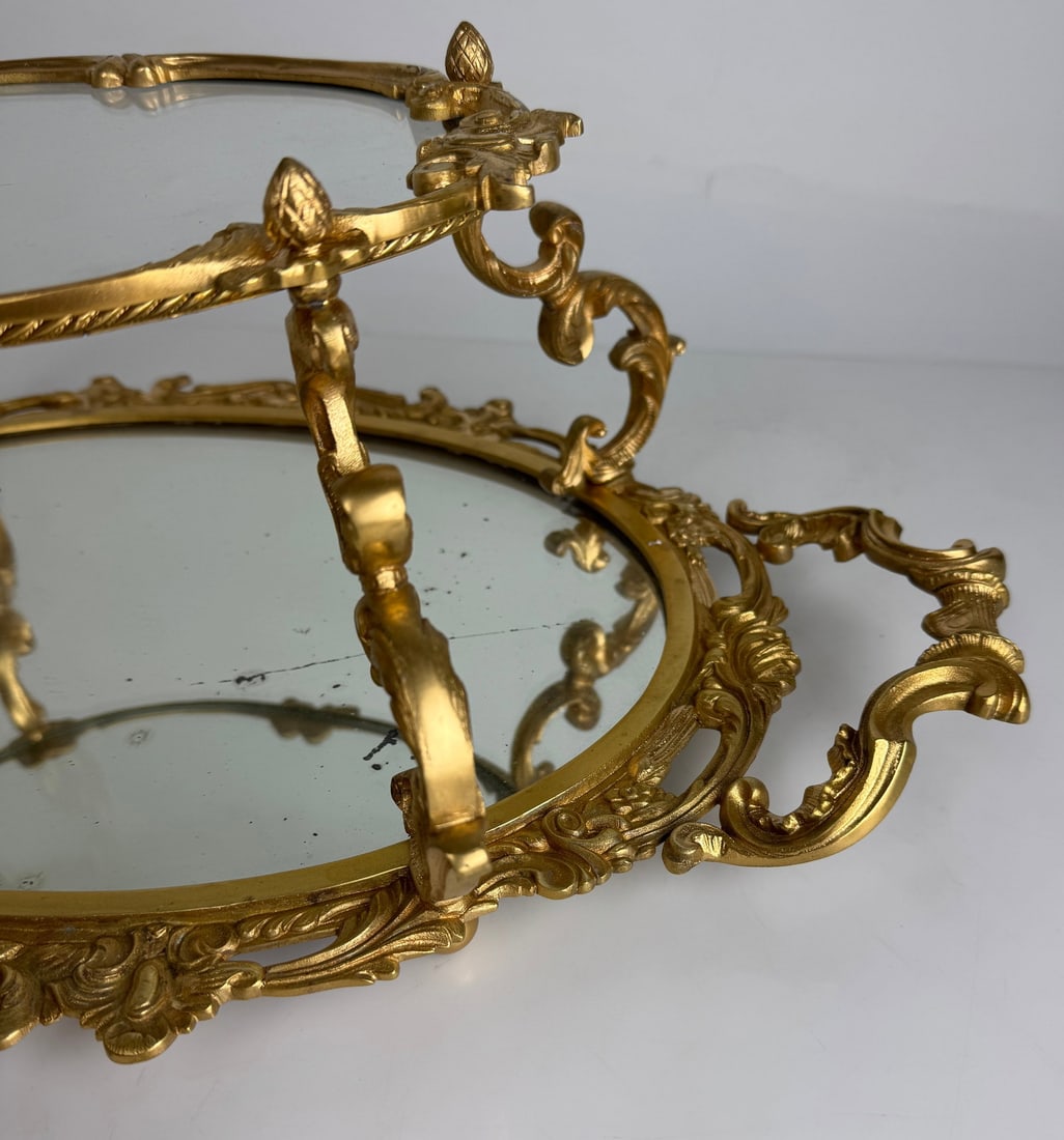 ORMOLU TWO TIER PLATEAU - 3