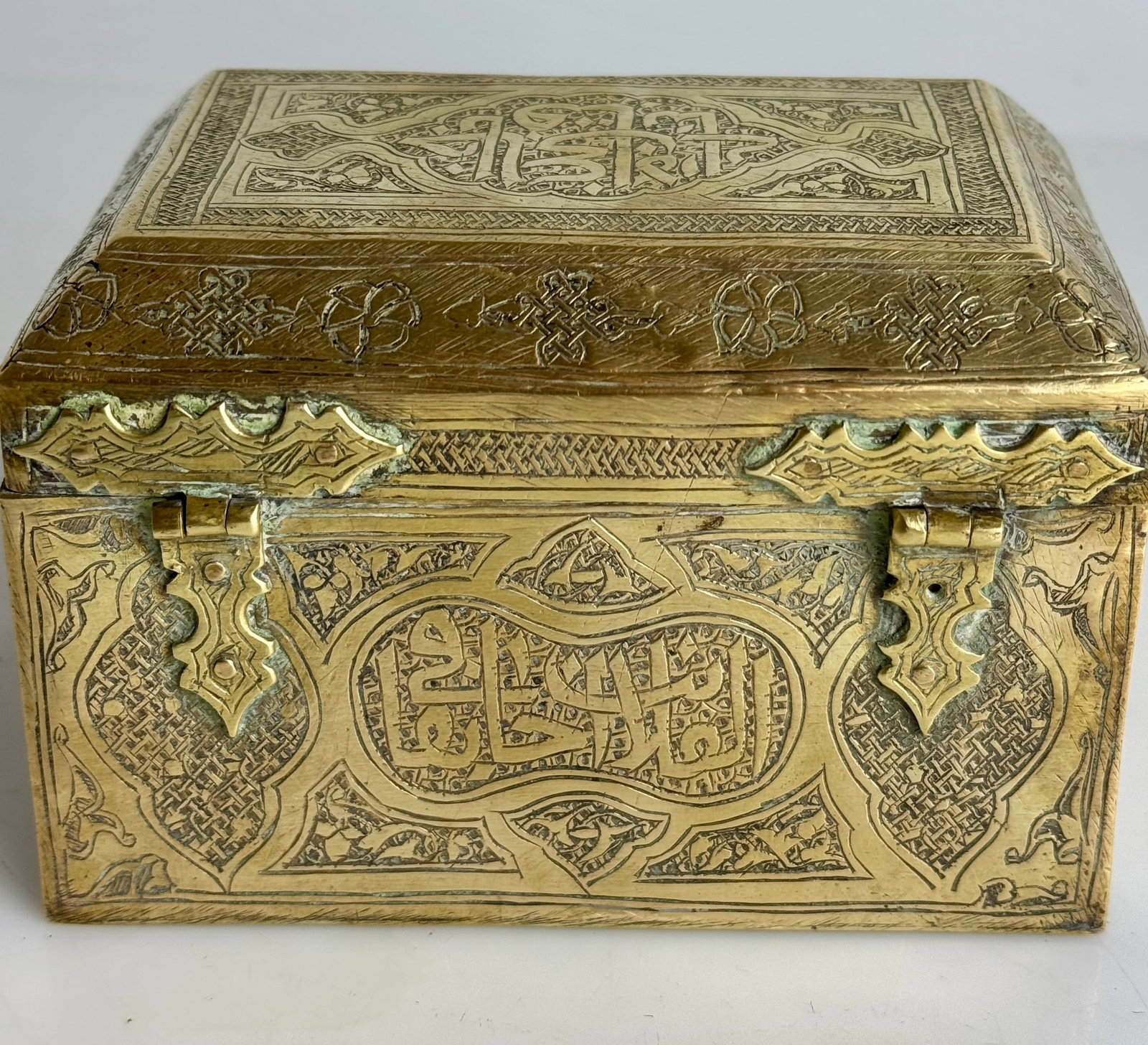ISLAMIC BRASS BOX - 5