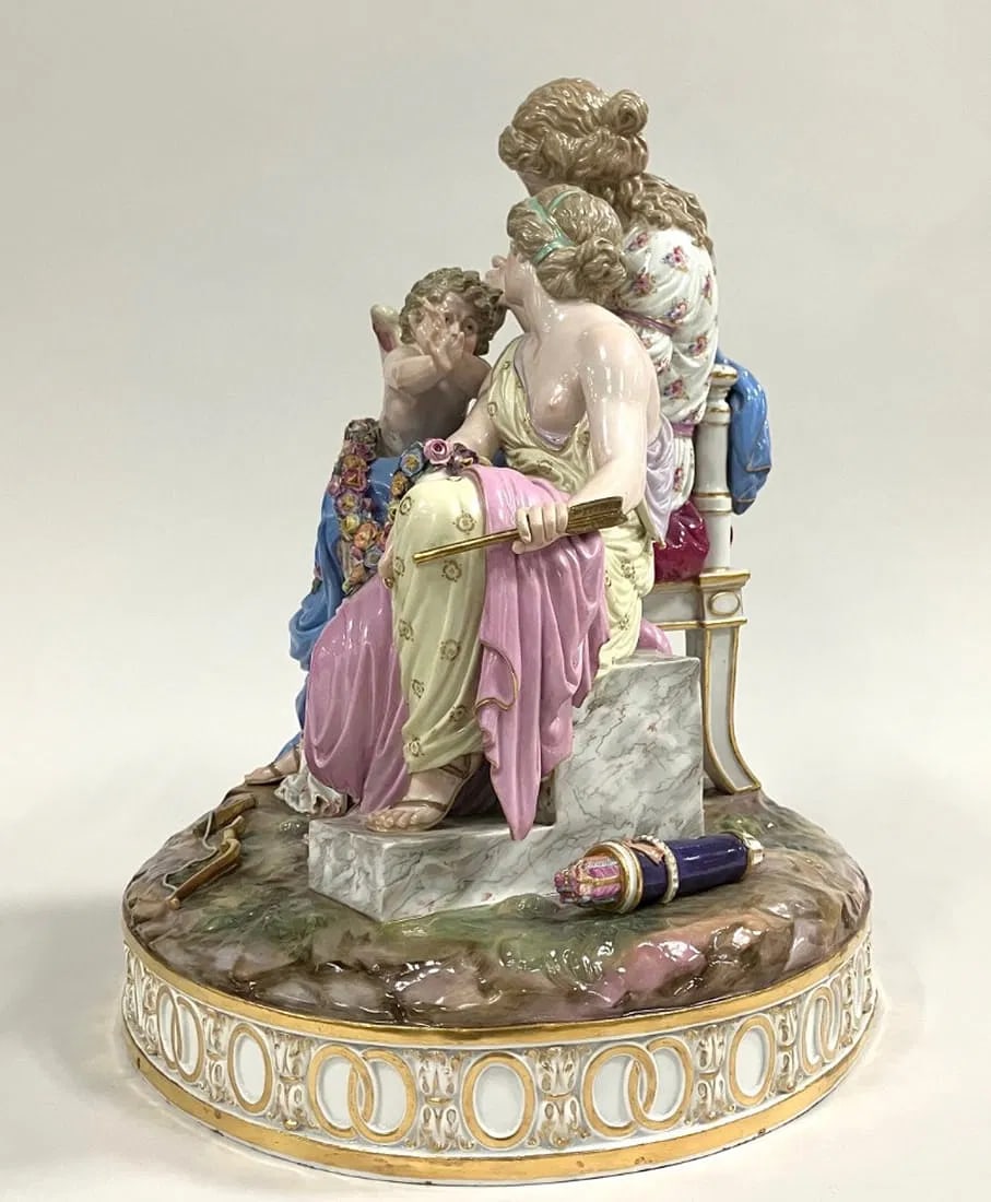 LARGE 19TH C. MEISSEN GROUP - 2