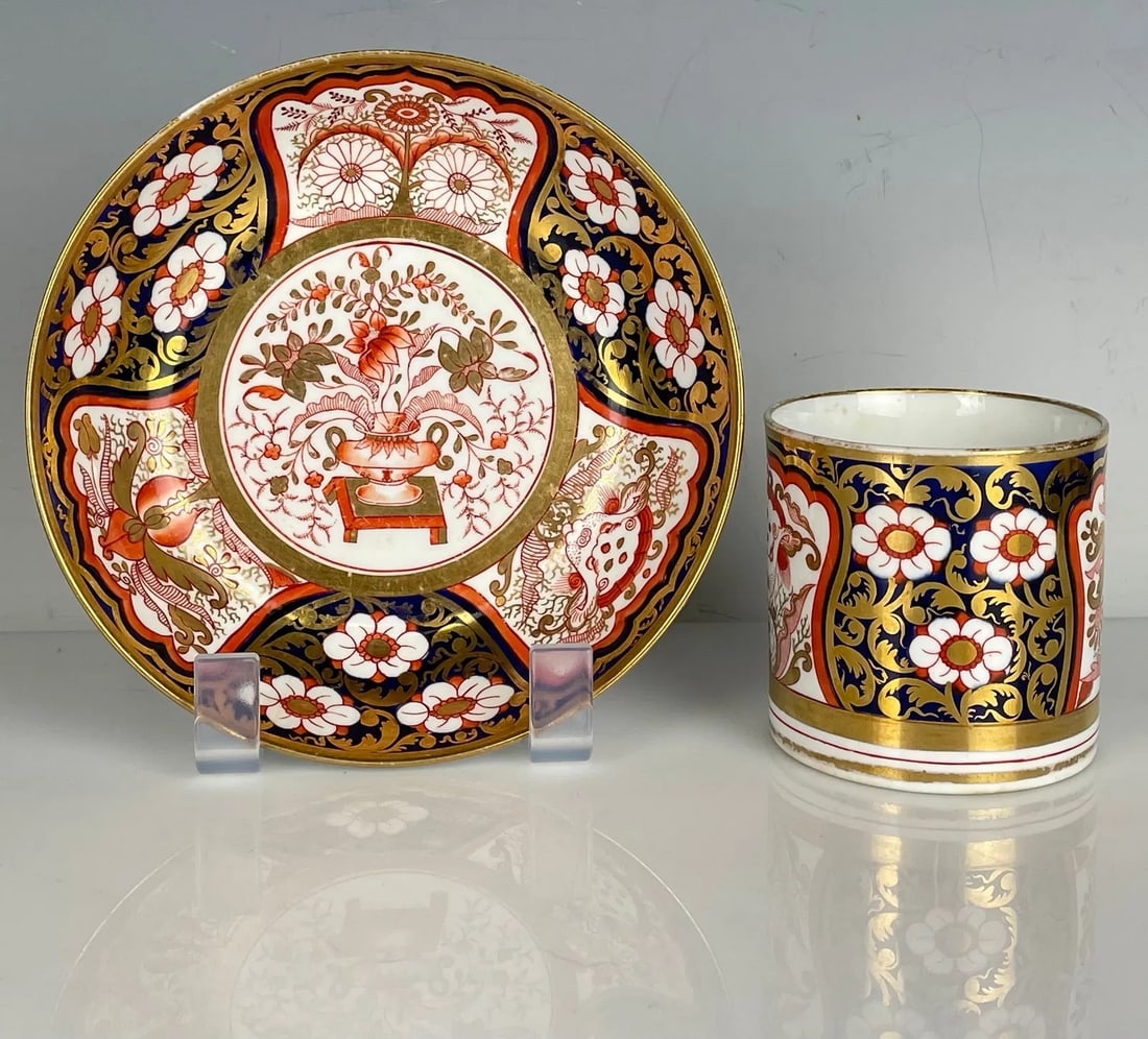 19TH C. ENGLISH CUP AND SAUCER (1 of 6)