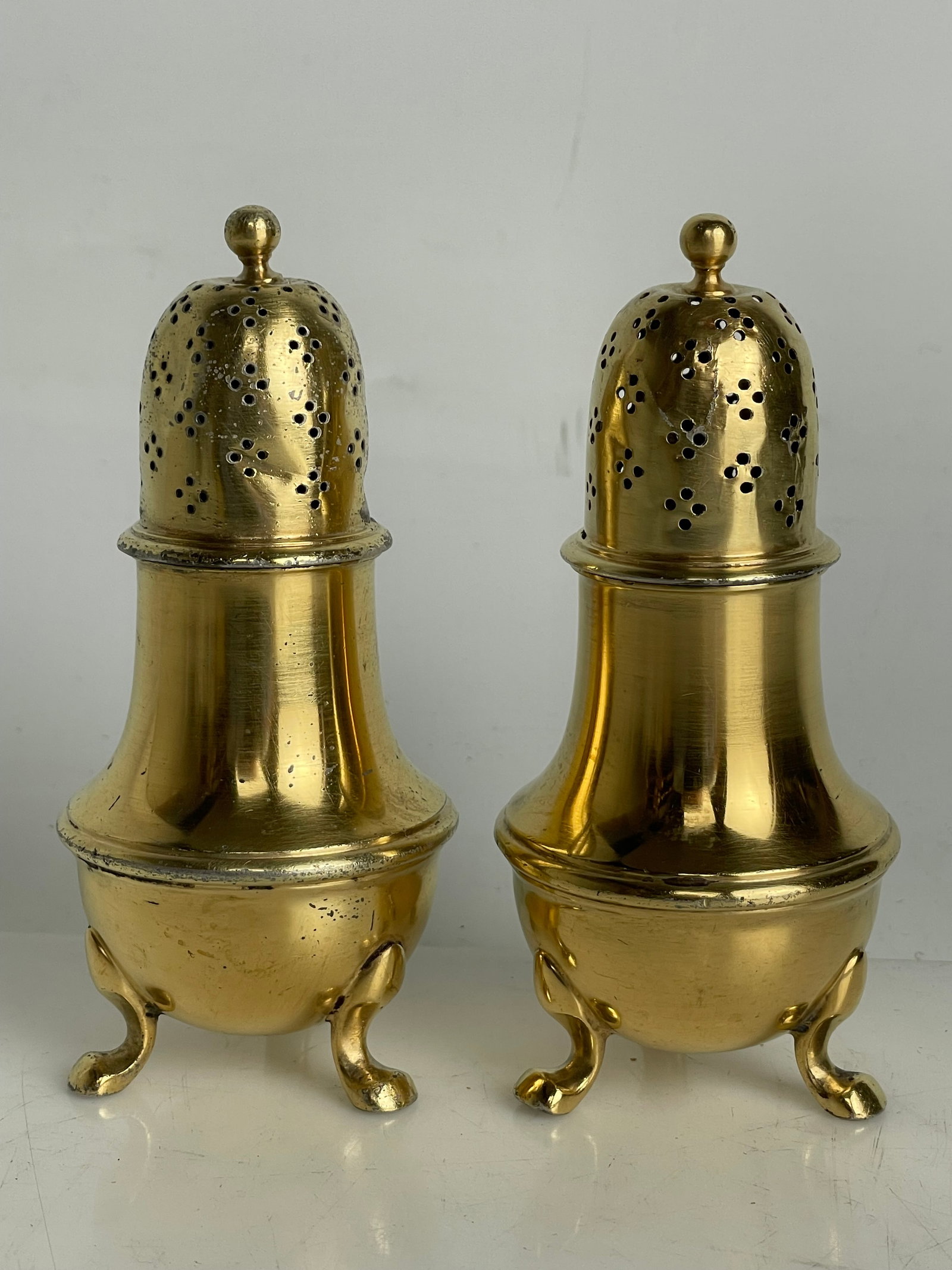 TIFFANY GILT STERLING SILVER SALT AND PEPPER (1 of 4)
