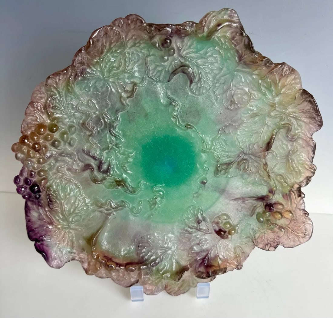 DAUM PATE DE VERRE DISH (1 of 4)