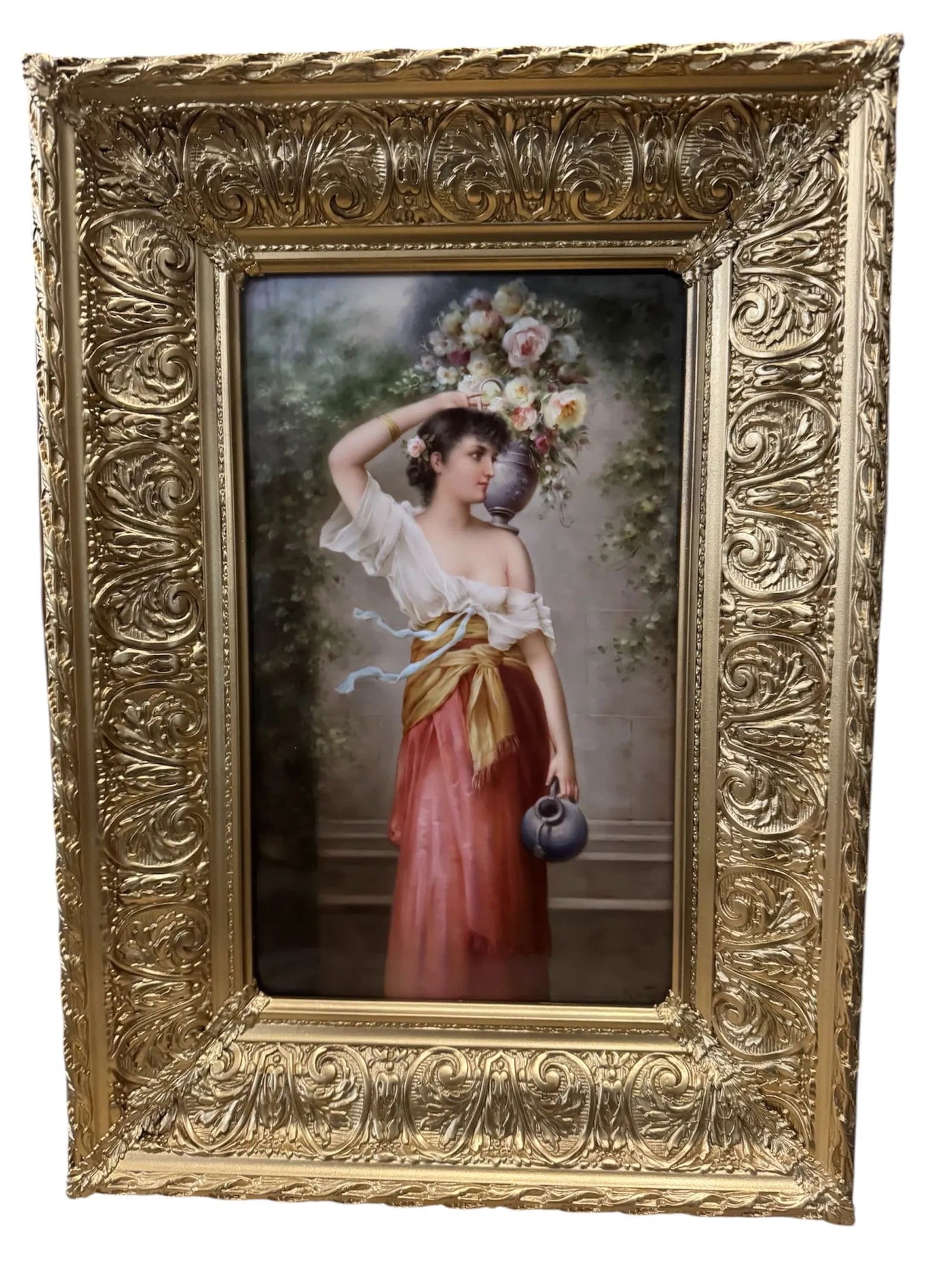 A FINE BERLIN KPM PORCELAIN PLAQUE: Circa 1900. Signed Wagner. Measures 13 inchesm x8 inches m. Very good condition.Estimate $5000-6000