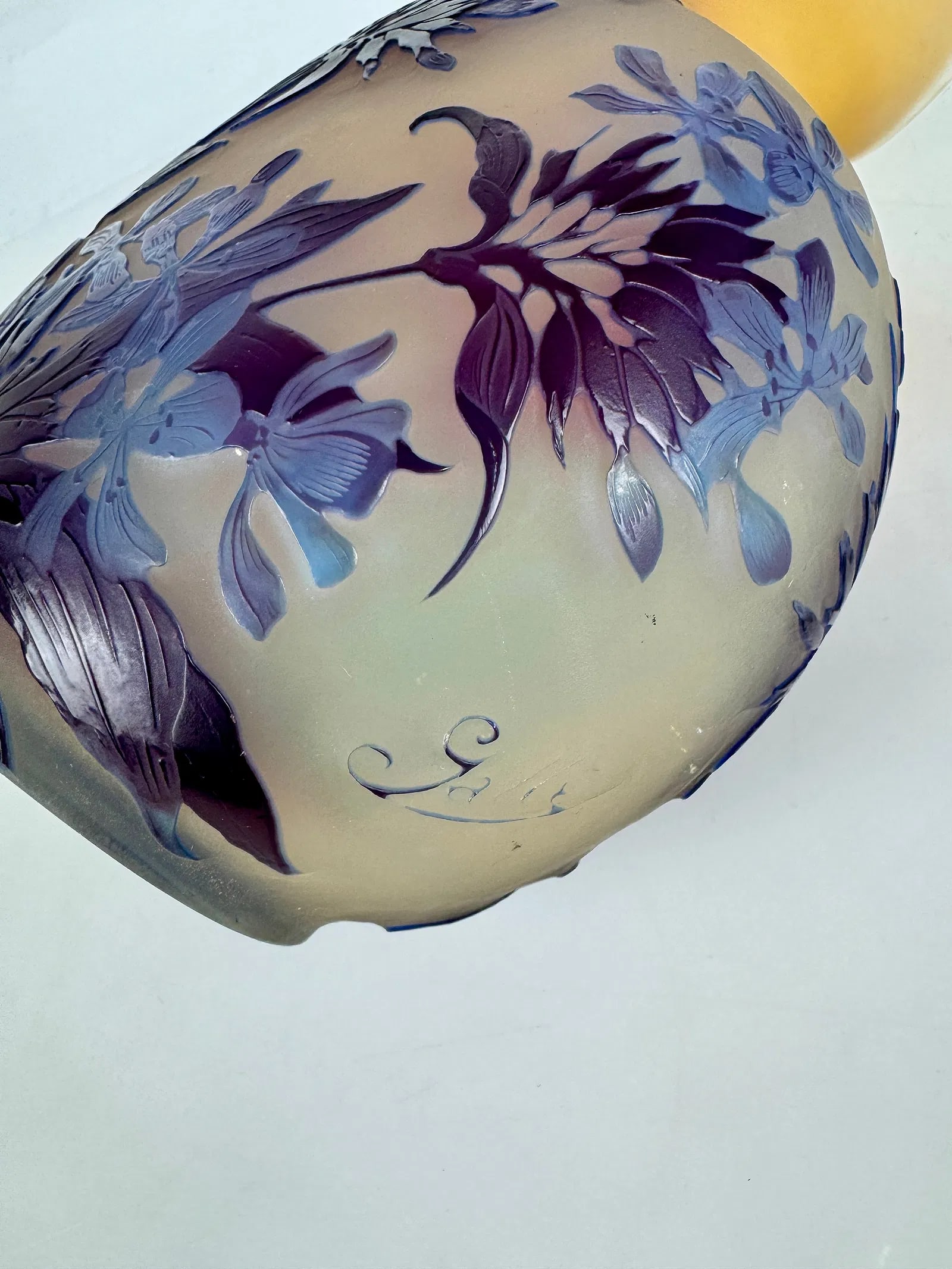 GALLE ART GLASS VASE - 3