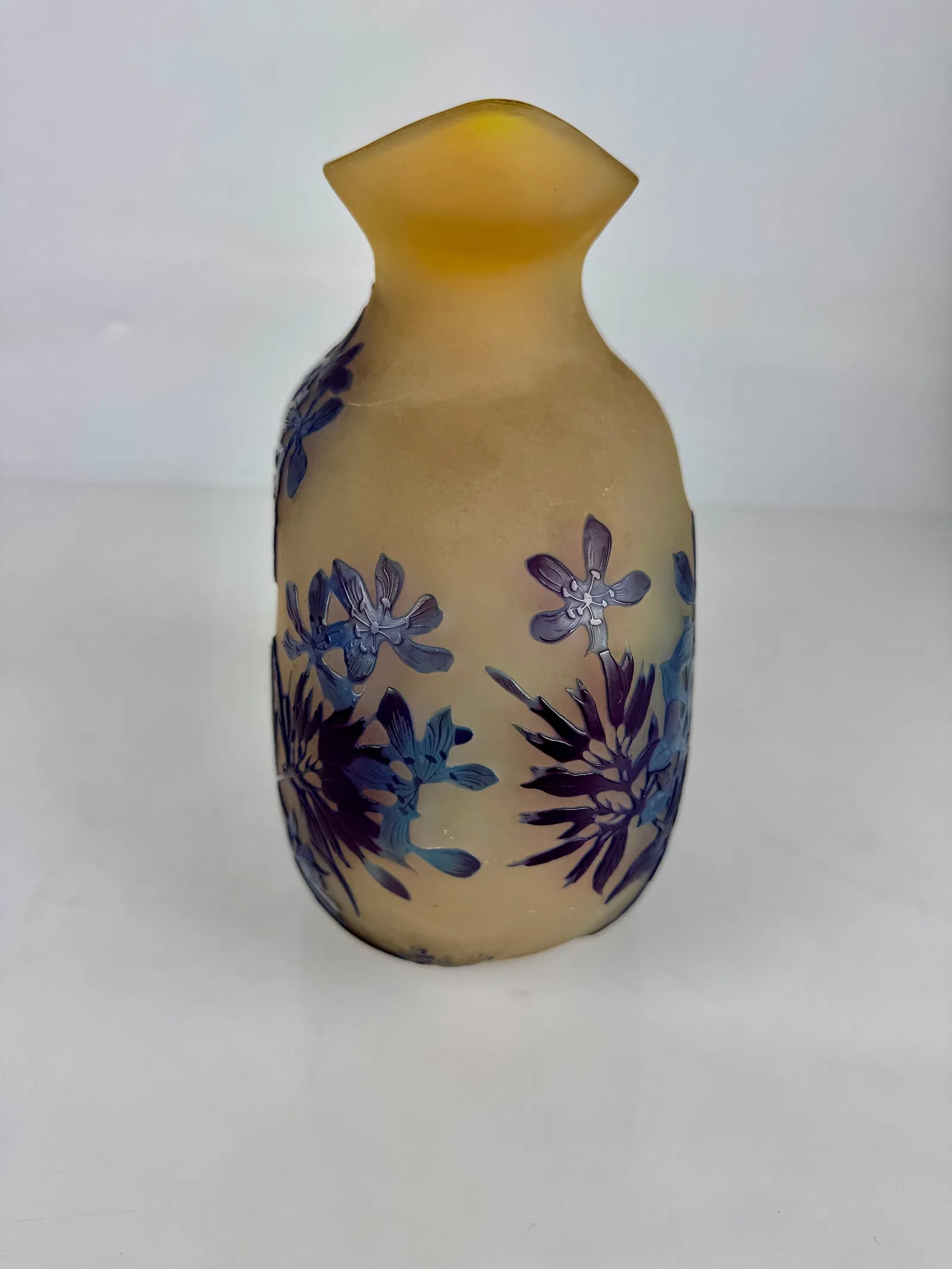 GALLE ART GLASS VASE - 4