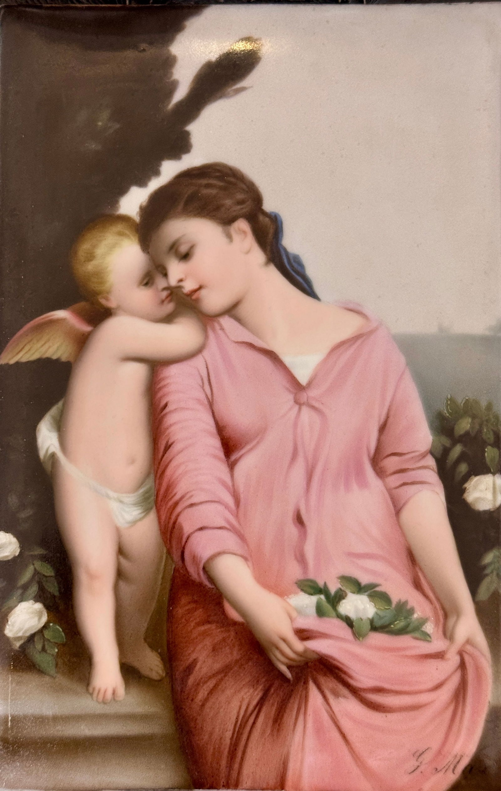 19TH C. BERLIN KPM PORCELAIN PLAQUE (1 of 3)