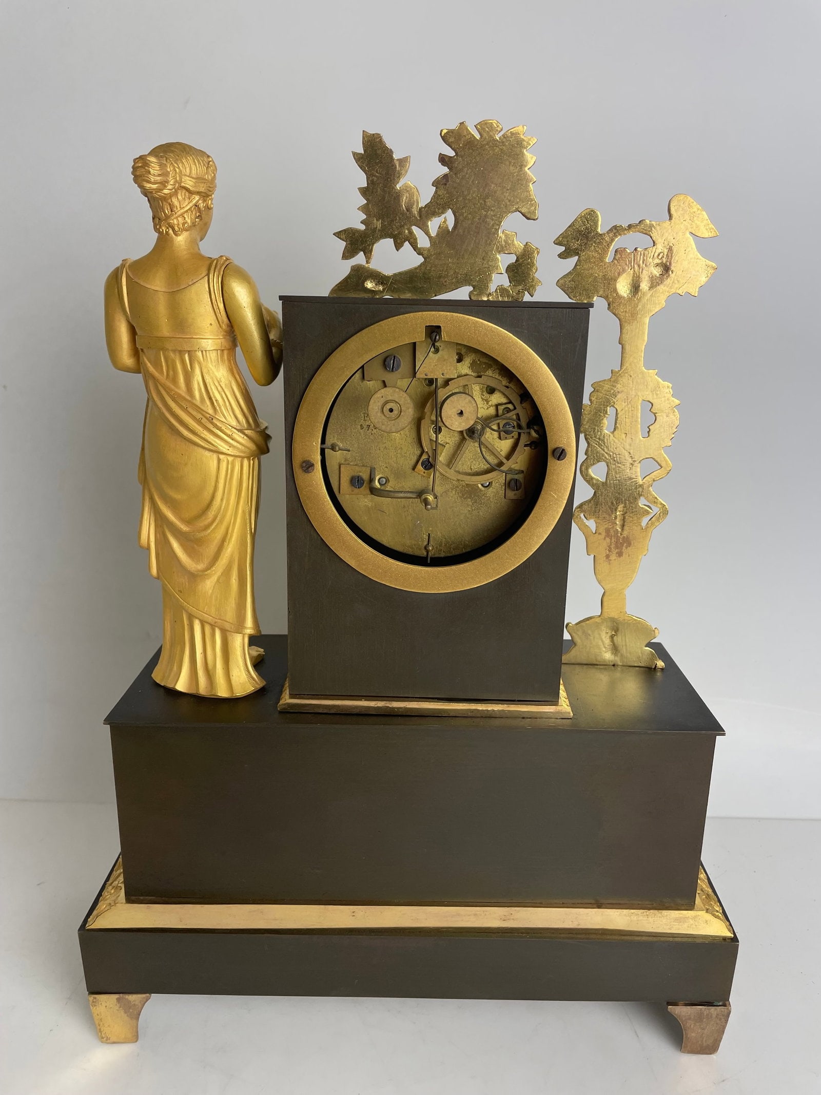 EMPIRE ORMOLU CLOCK - 2
