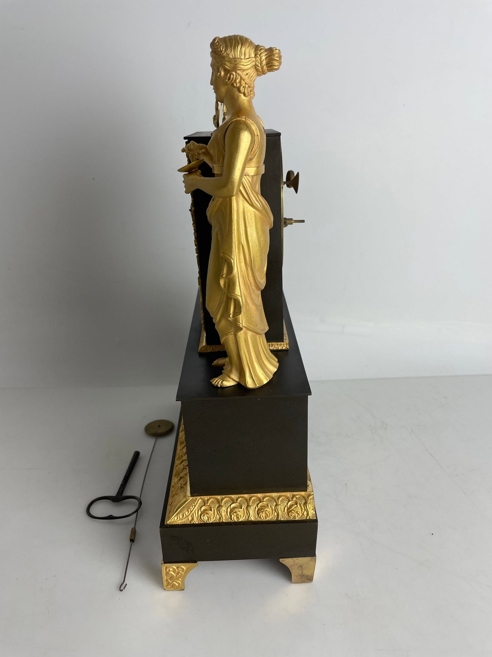 EMPIRE ORMOLU CLOCK - 3