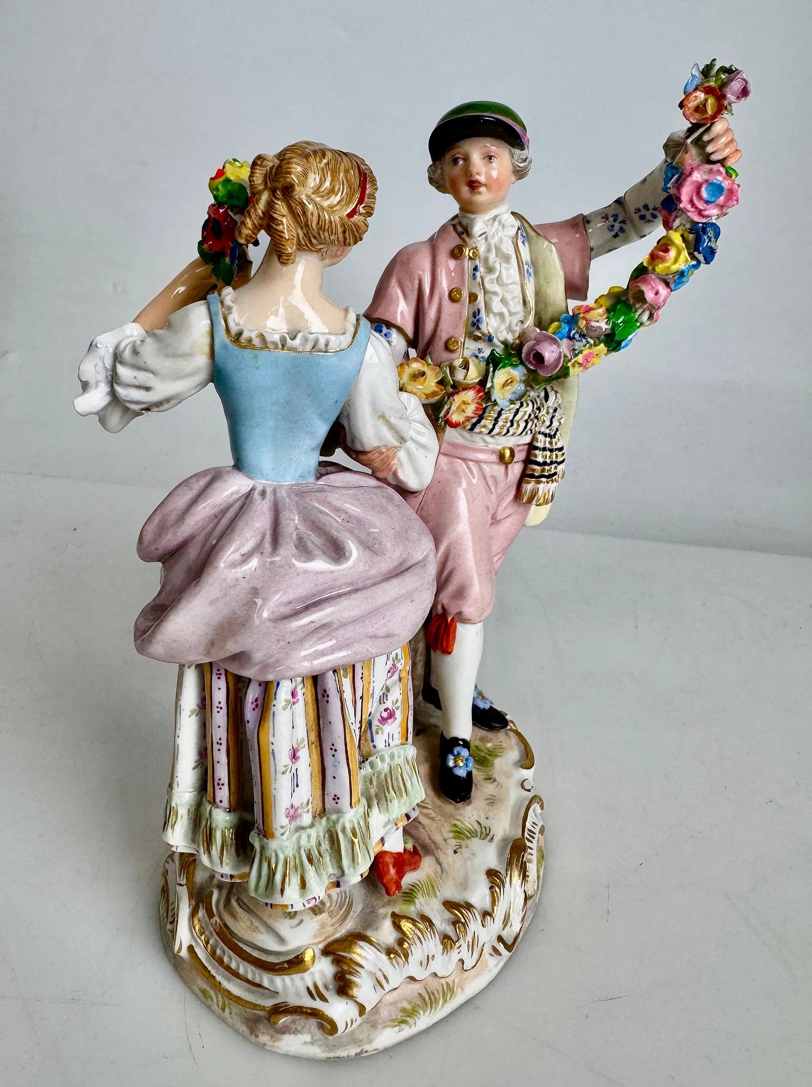 19TH C. MEISSEN GROUP: First quality. Measures 6 inches h. Estimate $600-800