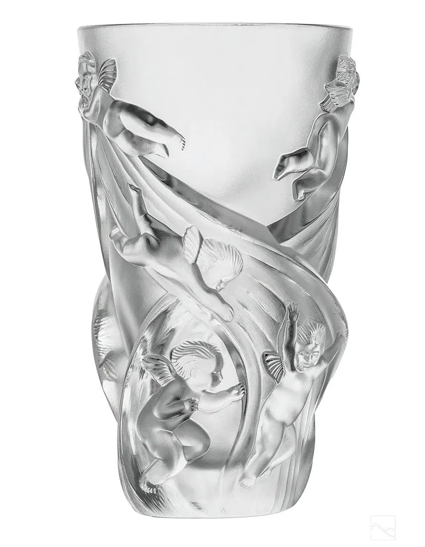 LALIQUE ANGELS VASE (1 of 3)