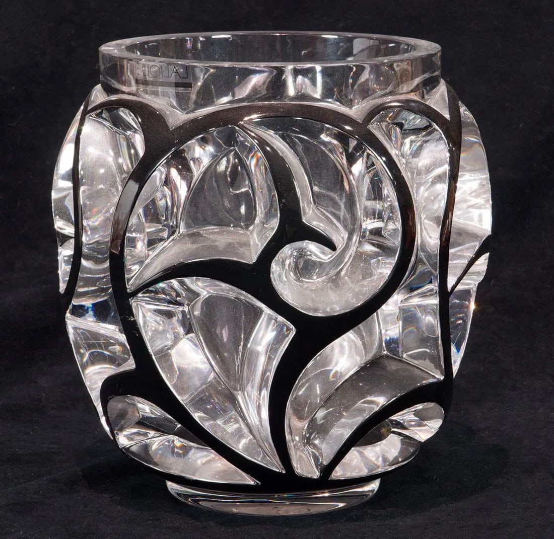 LALIQUE TOURBILLIONS VASE WITH BOX (1 of 6)