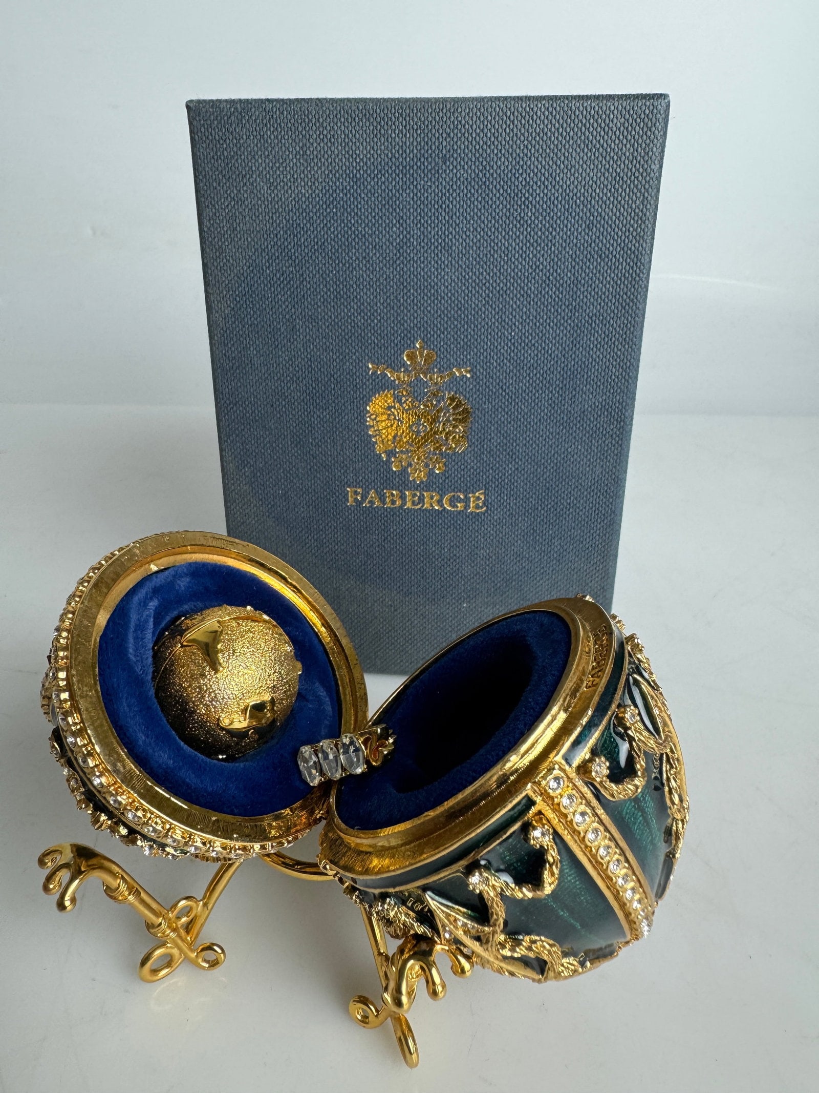 IMPERIAL FABERGE MILLENNIUM ENAMEL EGG (1 of 3)