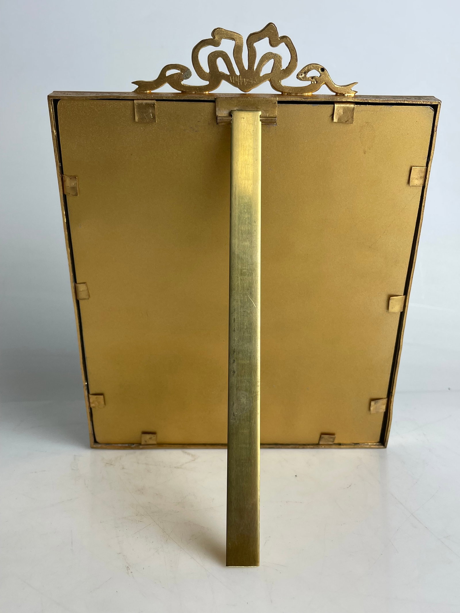 FRENCH ORMOLU ENAMEL PICTURE FRAME - 3