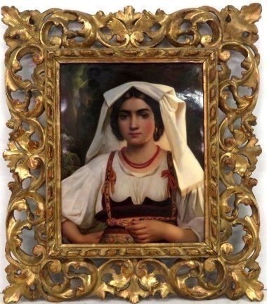 19TH CENTURY BERLIN KPM PORCELAIN PLAQUE (1 of 2)