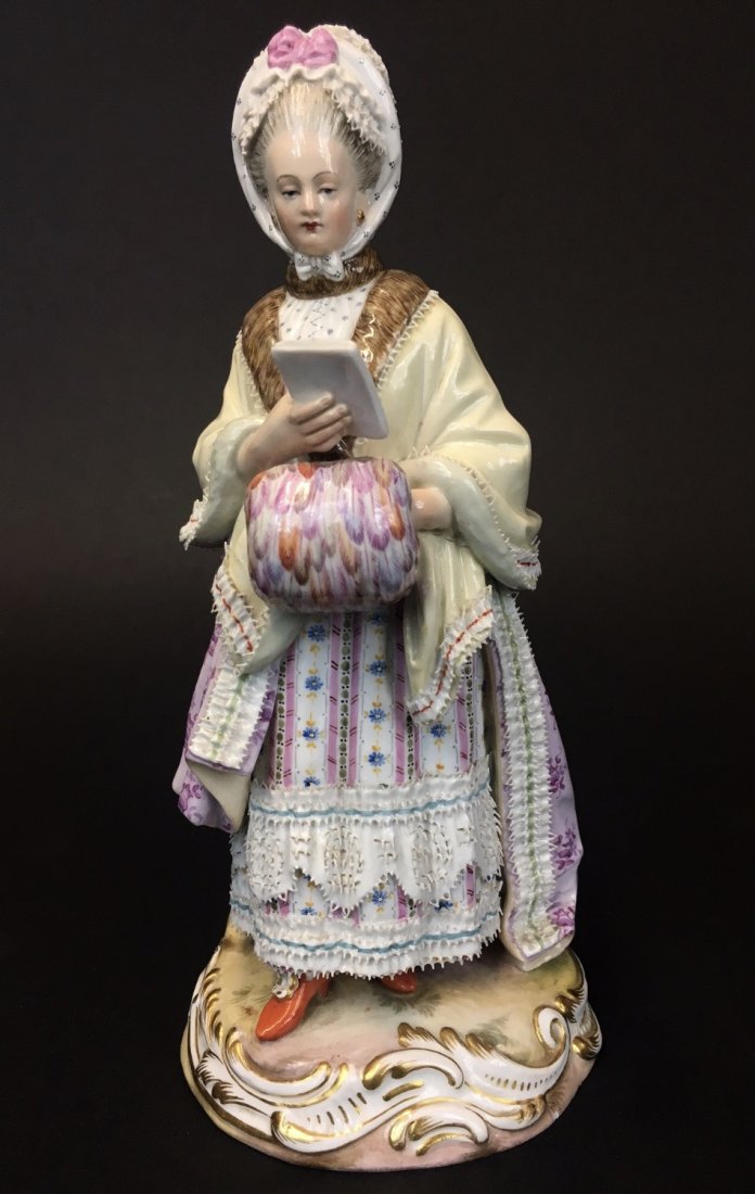 19TH CENTURY MEISSEN FIGURE (1 of 3)