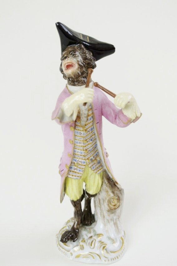 19TH CENTURY MEISSEN MONKEY (1 of 3)