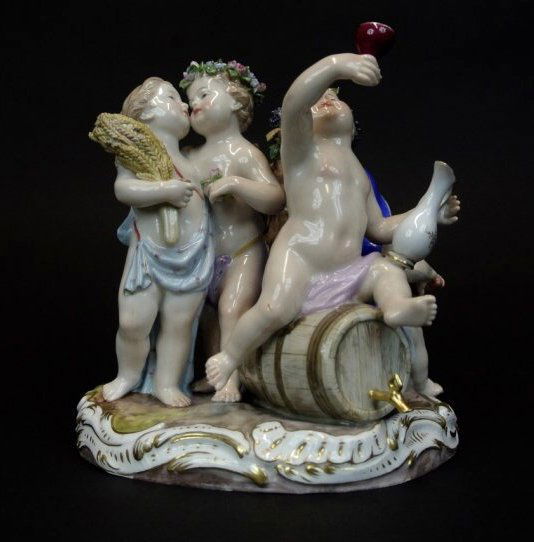 19TH CENTURY MEISSEN GROUP (1 of 5)