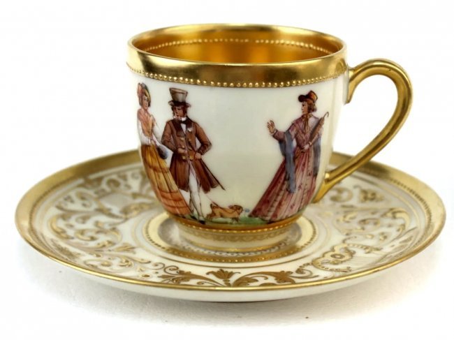 DRESDEN CUP AND SAUCER (1 of 1)