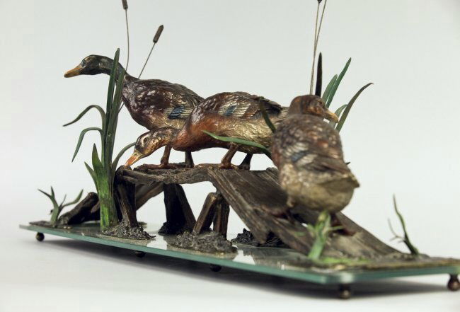 LARGE AND SPECTACULAR AUSTRIAN BRONZE GROUP (1 of 4)